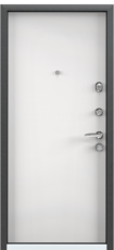 Дверь Torex Super Omega-10 Черный шелк RP4 Белый 