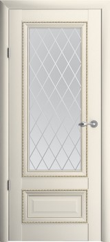 Дверь Albero Галерея Версаль 1 со стеклом Ромб Ваниль Винил