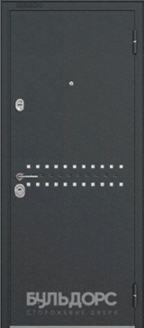 Дверь Бульдорс 24 Черный шелк R-4 Венге царга MS-8