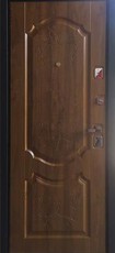 Дверь Бульдорс 44 Черный шелк  Дуб медовый N-1
