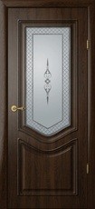 Дверь Albero Ренессанс Рафаэль 1 со стеклом мателюкс Дуб антик Винил