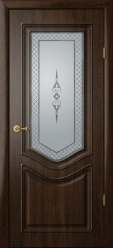 Дверь Albero Ренессанс Рафаэль 1 со стеклом мателюкс Дуб антик Винил