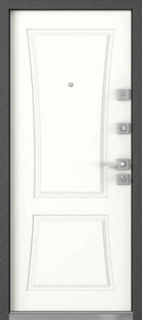 Дверь Mastino Terra Черный шелк D-5 Белый софт MS-33