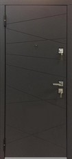 Дверь Mastino Monte Дуб графитовый матовый MS-12 Белый софт MS-12