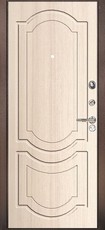 Дверь Zetta Классика Муар металлик  С-215 Сандал молочный К01