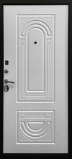 Дверь Ратибор Оптима 3К Античная медь  Матовый белый 