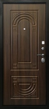 Дверь Ратибор Оптима 3К Античная медь  Орех бренди 
