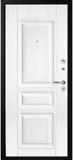 Дверь Металюкс Триумф М49/1 Дуб темный №18 Белый с текстурой №36