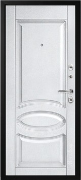 Дверь Металюкс Коллекция Элит Дуб темный №18 Белый №20