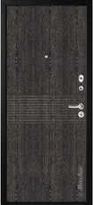 Дверь Металюкс Тренд М46/1 Искра черный Санрайз №15