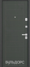 Дверь Бульдорс 54 Черный шелк K-2 Дуб графитовый матовый N-10