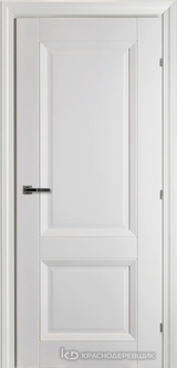 Дверь Краснодеревщик К3 45Ф с фурнитурой, Белый CPL