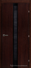 Дверь Краснодеревщик 73 04 с фурнитурой, Мореный дуб натуральный шпон