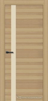 Дверь Краснодеревщик 7 01 (стекло Лакобель жемчужно-белый) с фурнитурой, Дуб натуральный sincrolam