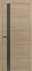 Дверь Краснодеревщик 7 01 (стекло Сильвер) с фурнитурой, Серо-зеленый sincrolam