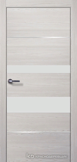 Дверь Краснодеревщик 7 03М (молдинг, стекло белое) с фурнитурой, Пиния sincrolam