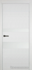 Дверь Краснодеревщик 703 (стекло белое) с фурнитурой, натуральный шпон Эмаль белая