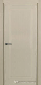 Дверь Краснодеревщик 74 1 с фурнитурой, Эмаль жемчужная натуральный шпон